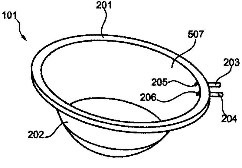 Interface device, imaging system and method for rim-imaging