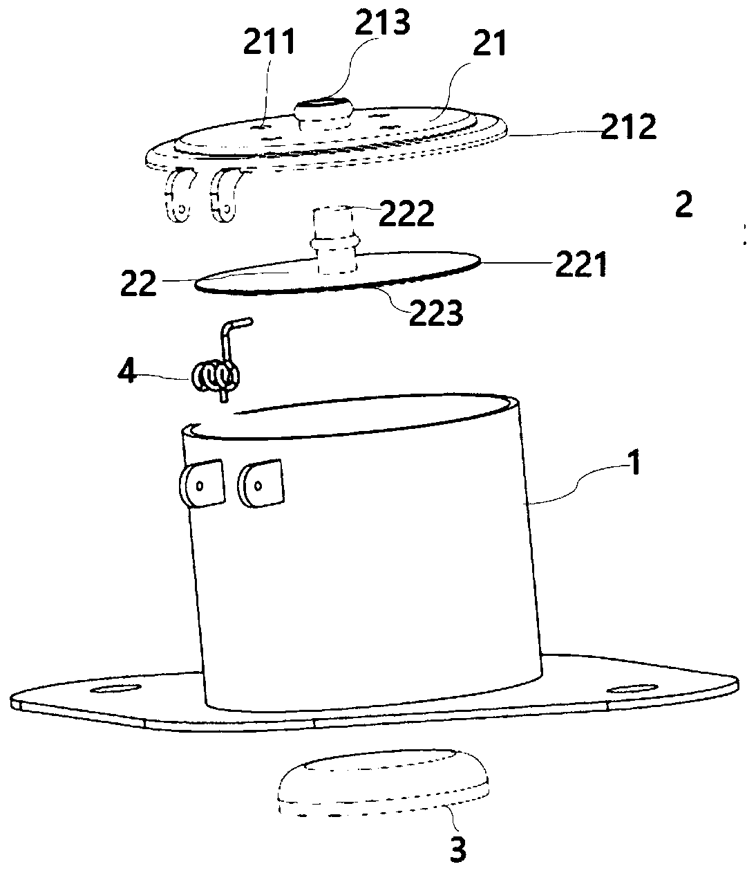 Thermal runaway anti-backfire pressure release valve and electric vehicle