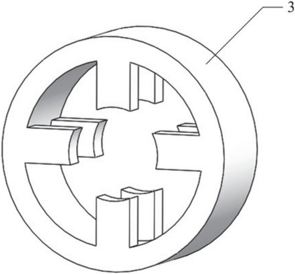 Self-adjustment type five-freedom-degree magnetic bearing
