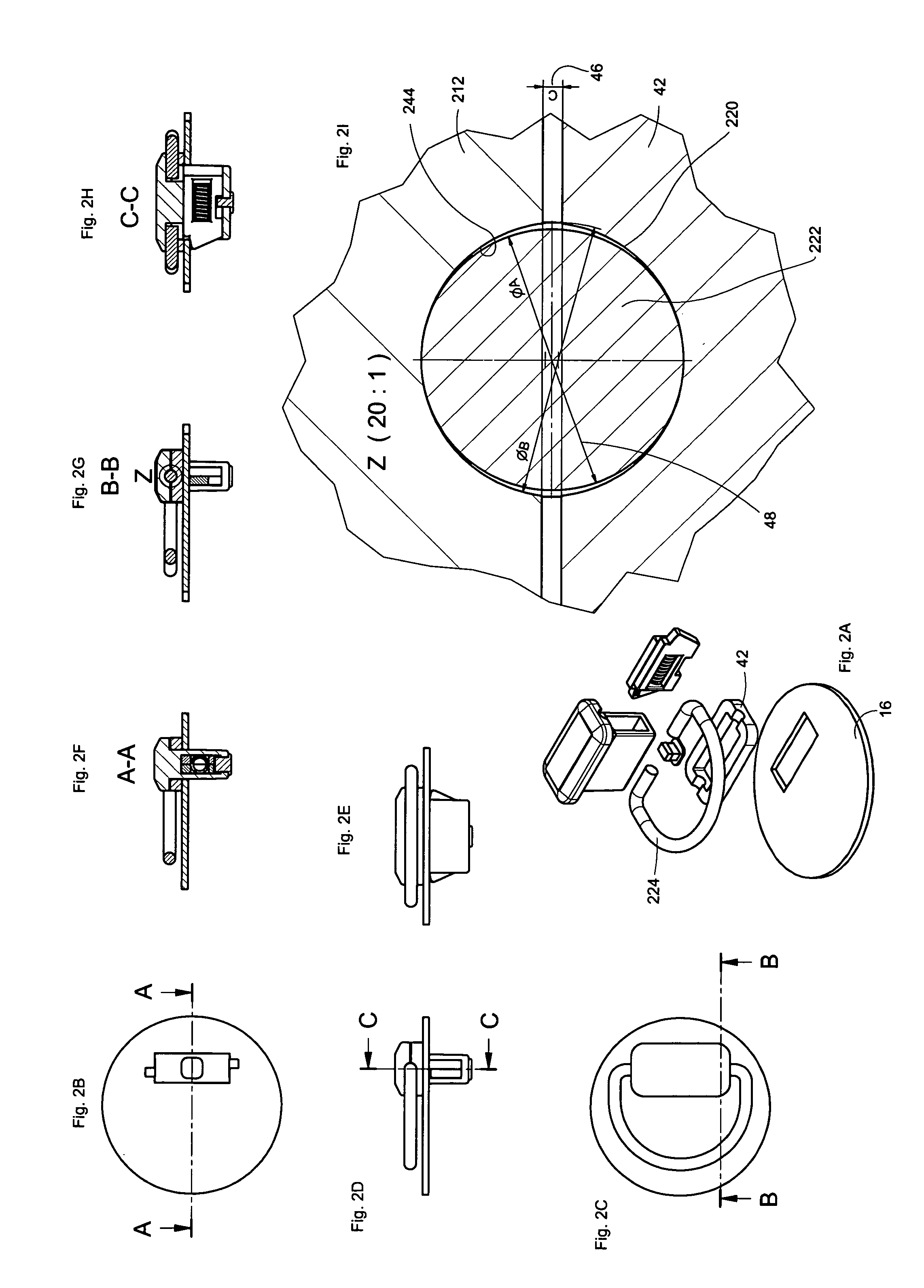 Handle, eye, or clothes hook having a mounting plate and pivot bearing