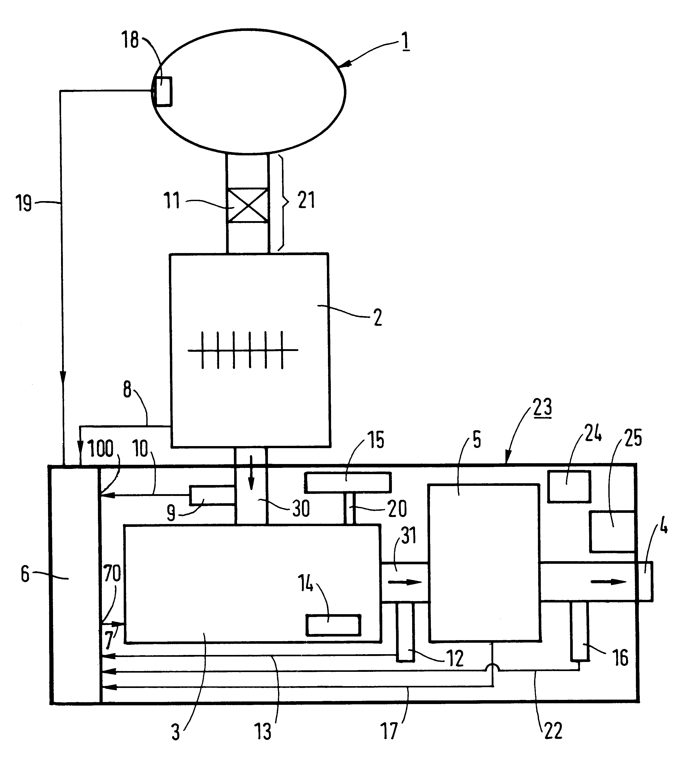 Method and apparatus for conditioning the atmosphere in a process chamber