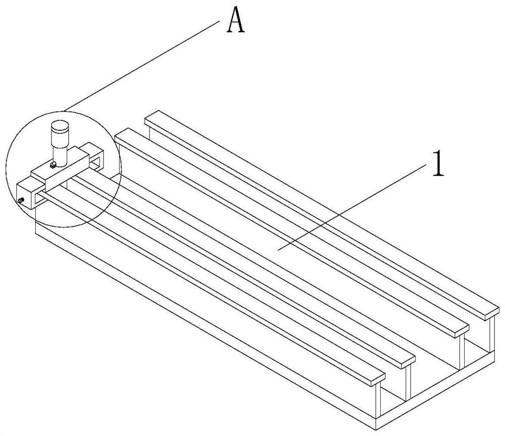 Dust removal device for selling aluminum alloy doors and windows