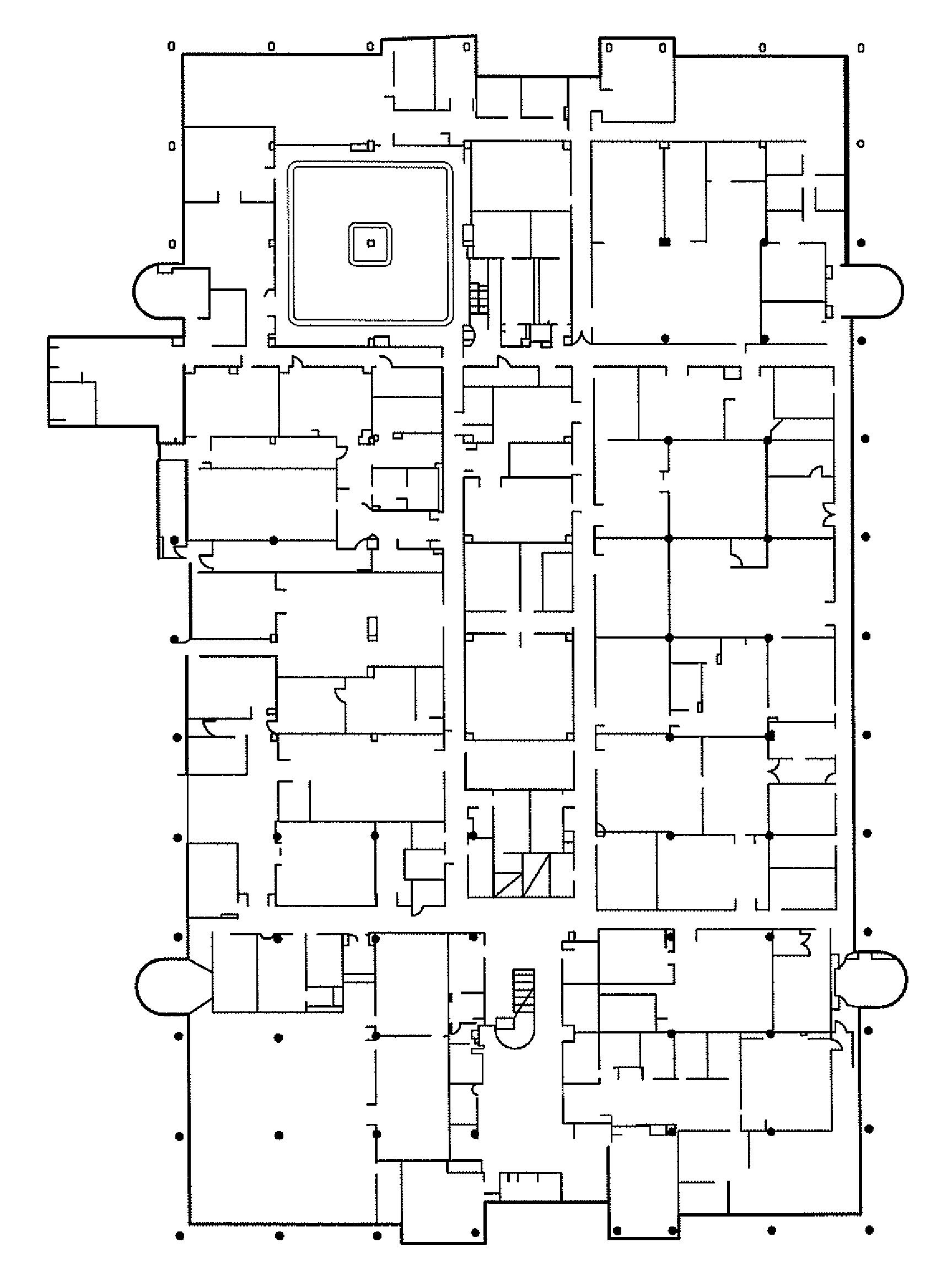Method for generating 3D building models from a set of floor plans