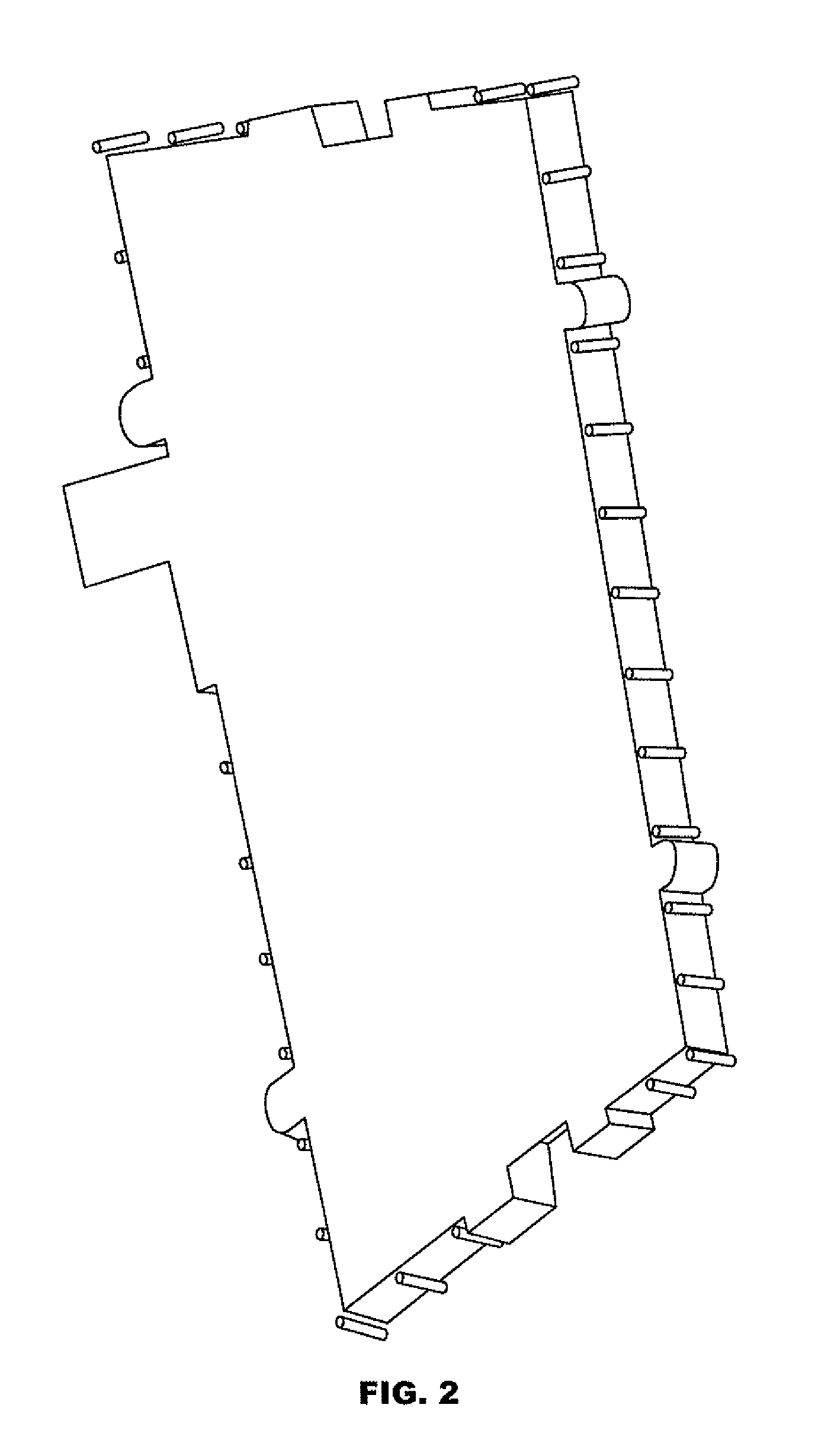 Method for generating 3D building models from a set of floor plans