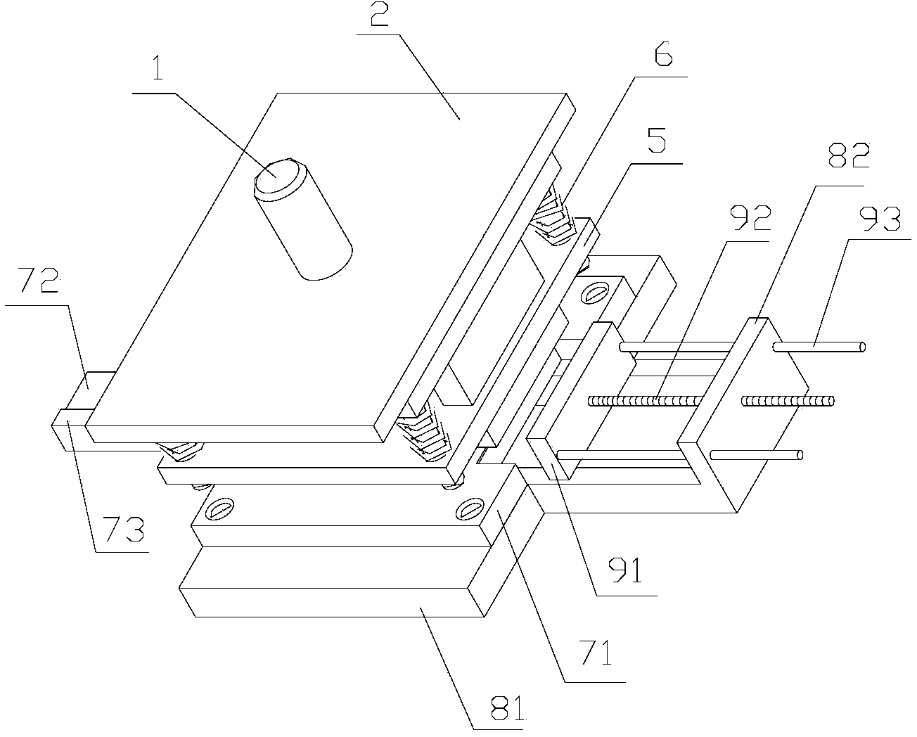Machining device of installation corner connector