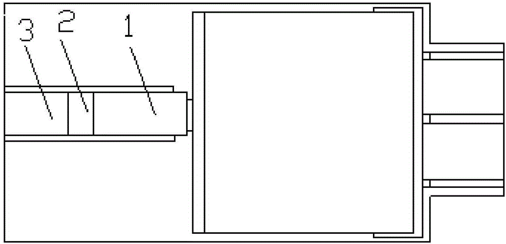 Axis shifting type ballast direct shearing instrument