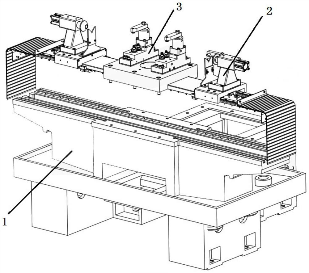 A special equipment for boring and milling machine for processing the rear axle of new energy vehicles