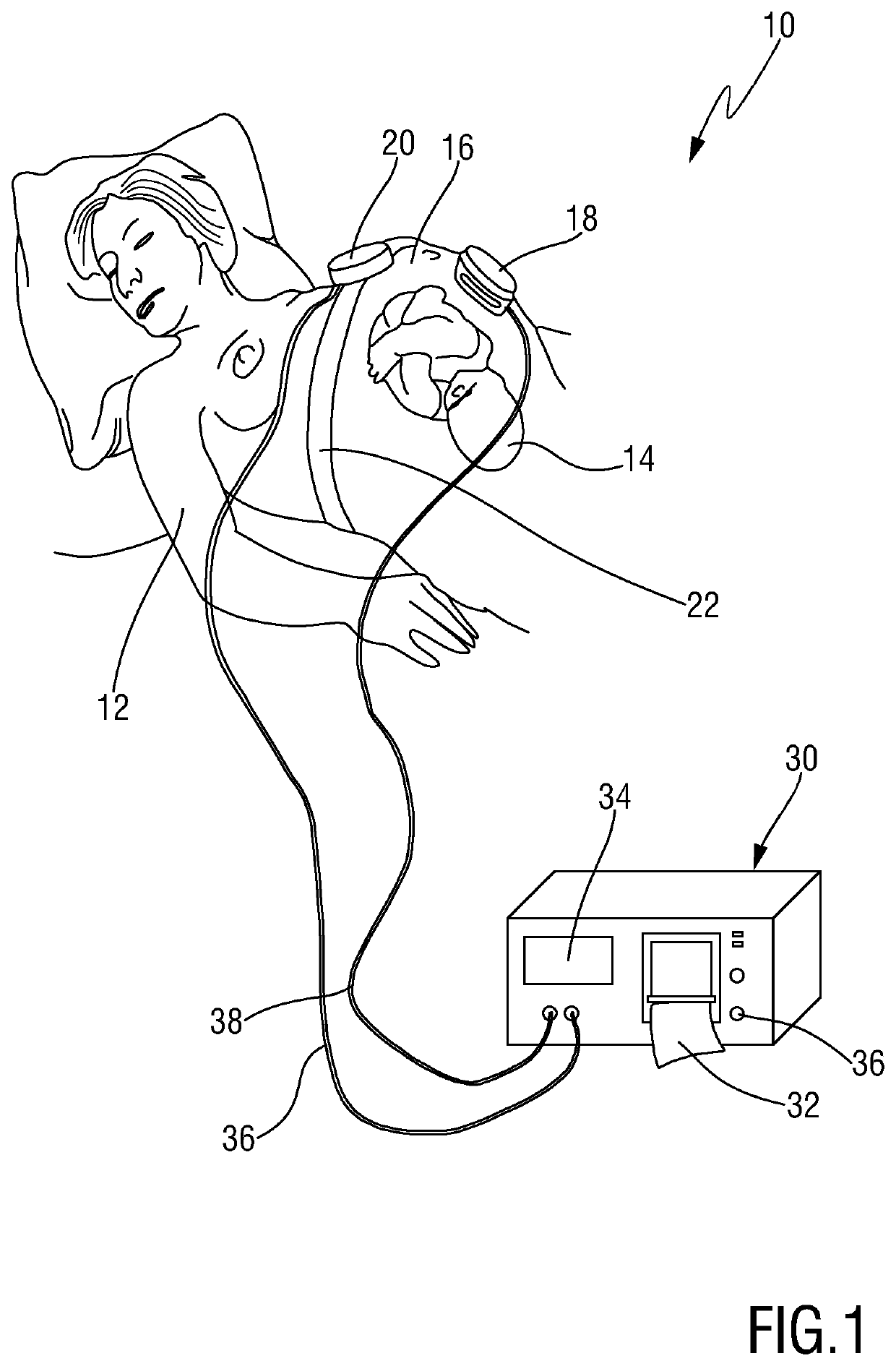 Maternal monitoring transducer and operating method