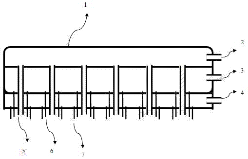 Multi-substrate large-size hydride vapor phase epitaxy method and device