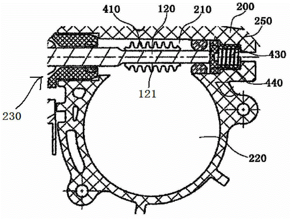 Seat electric lifting adjusting device provided with damping structure