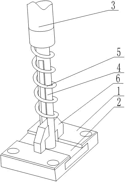 A split bite type convenient fence pole