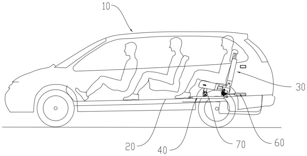 Seat and automobile with same