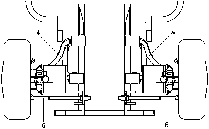 New energy automobile wheel edge split-type driving assembly