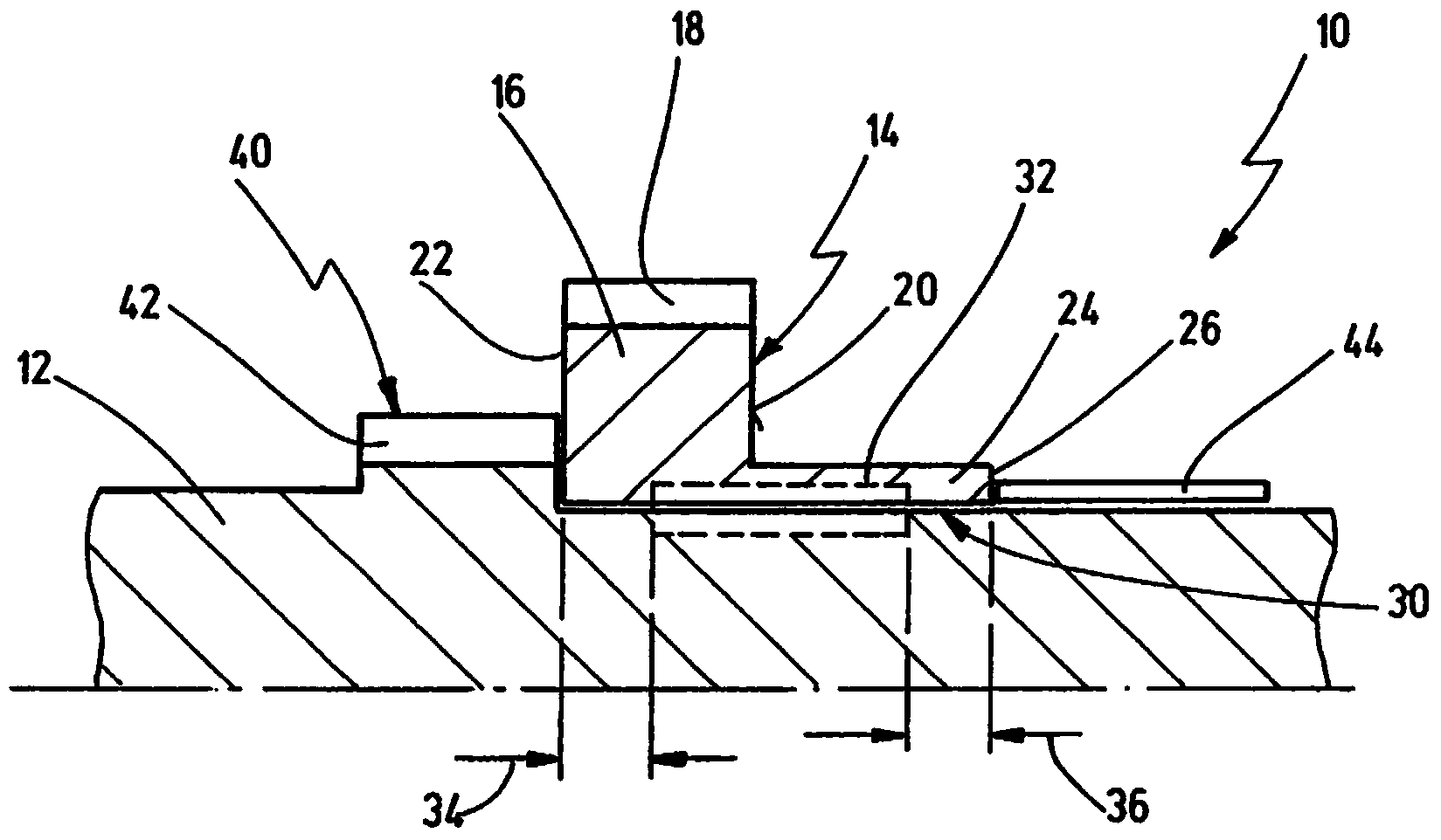 Shaft device for a transmission