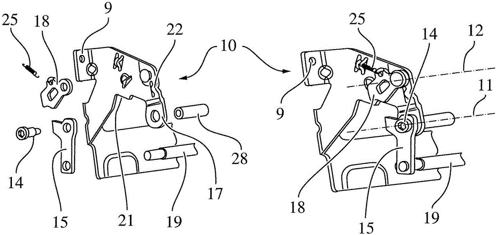 System comprising a pivotable armrest and a pendulum element
