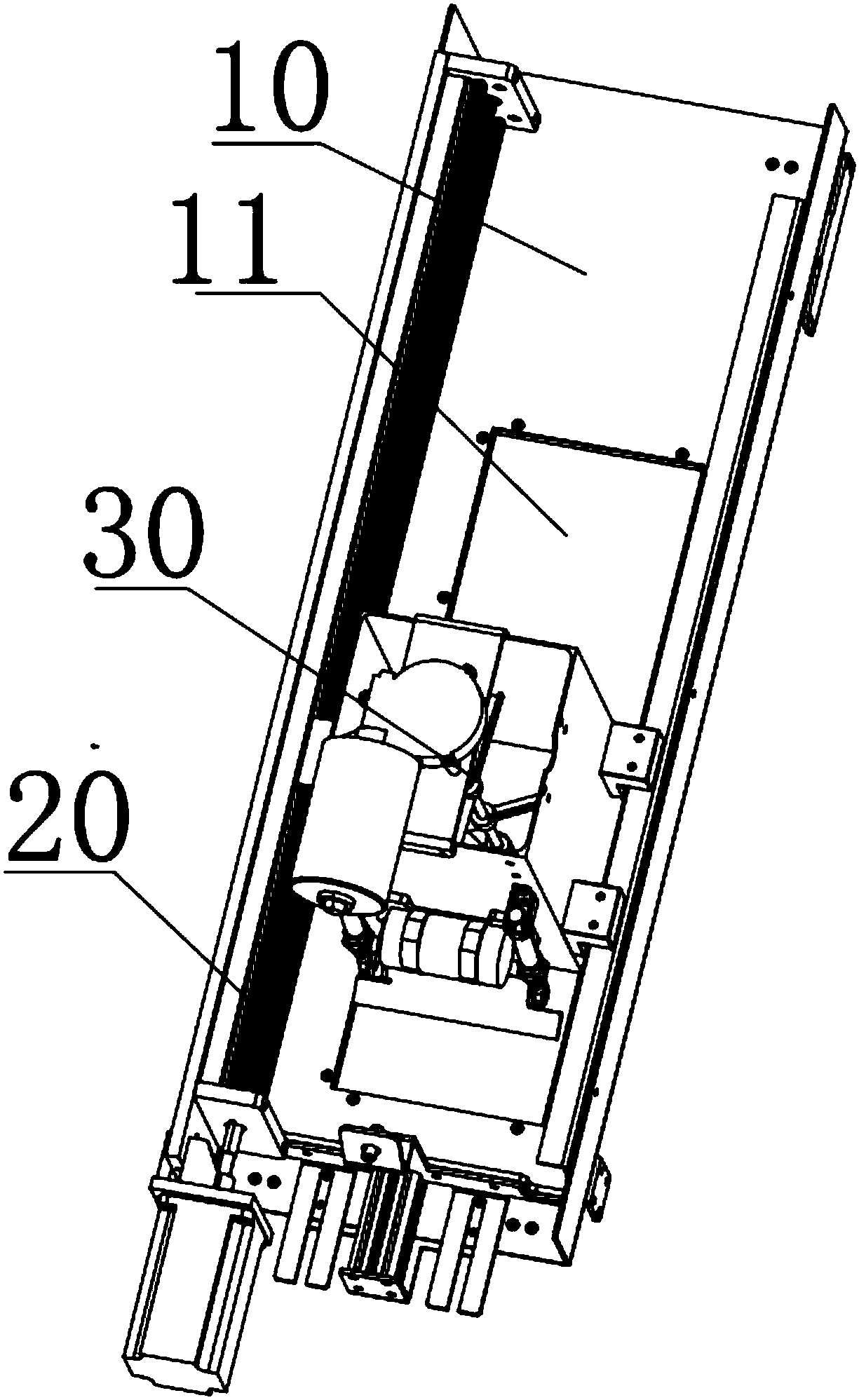 Mortar stirring piece, stirring mechanism and sizing device