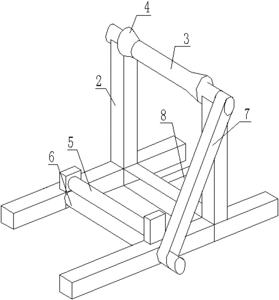 Semi-automatic flexible battery component film sticking device