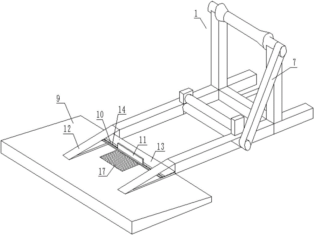 Semi-automatic flexible battery component film sticking device