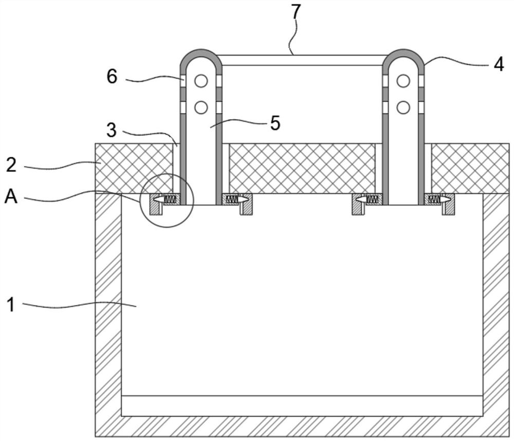 A construction rainwater drainage structure