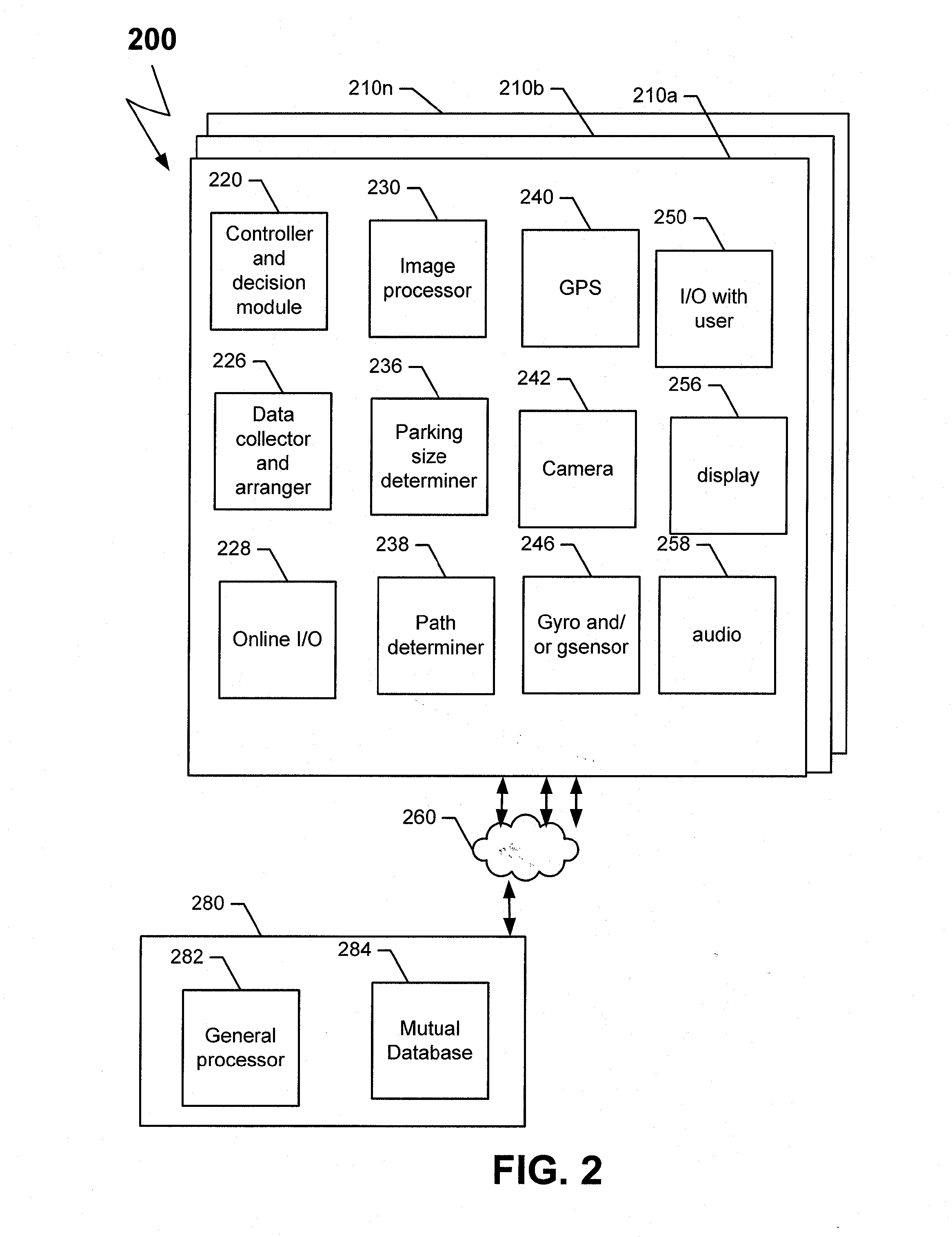 Method and system for automatic vacant parking place locator