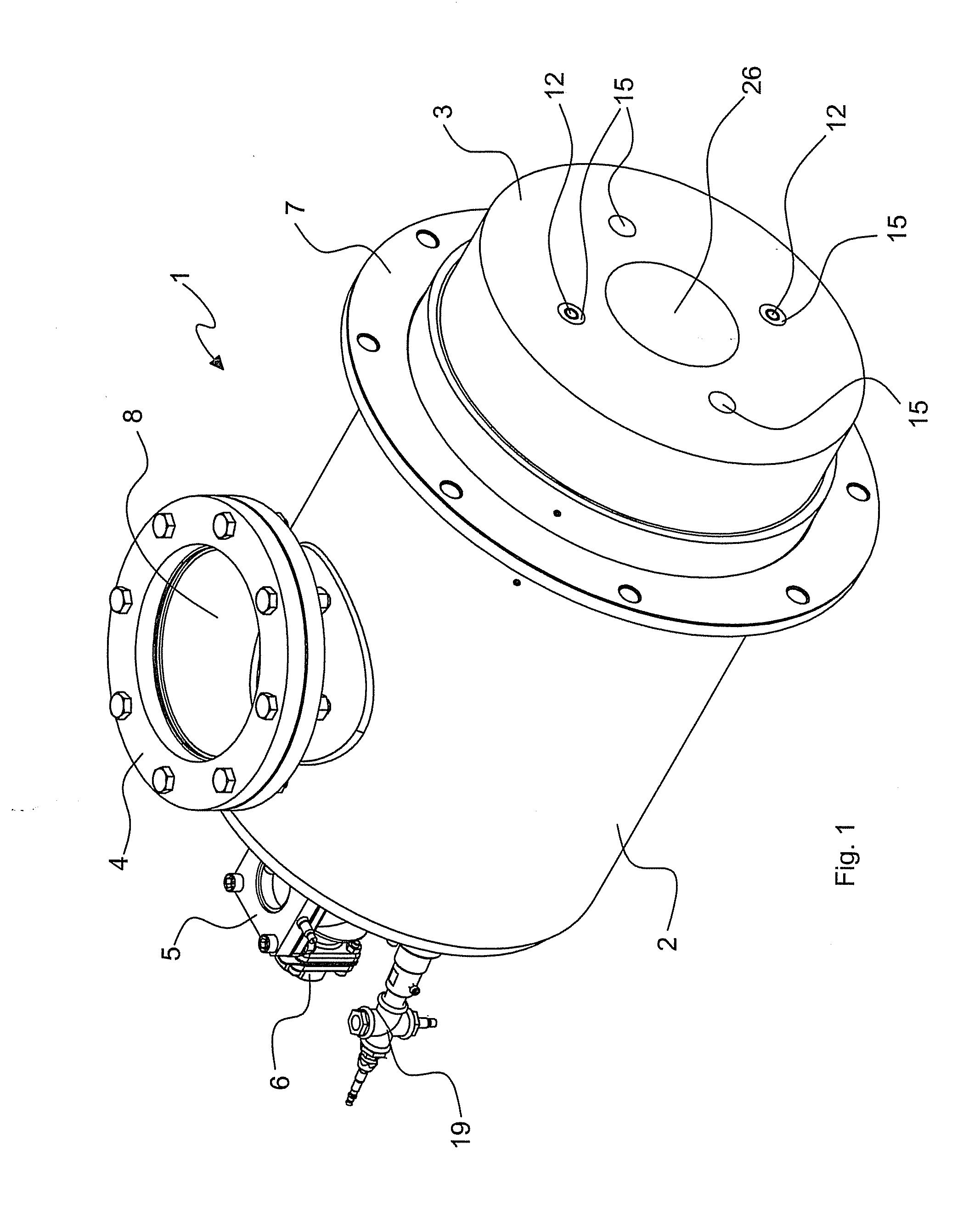 LOW NOx EMISSION INDUSTRIAL BURNER AND COMBUSTION PROCESS THEREOF