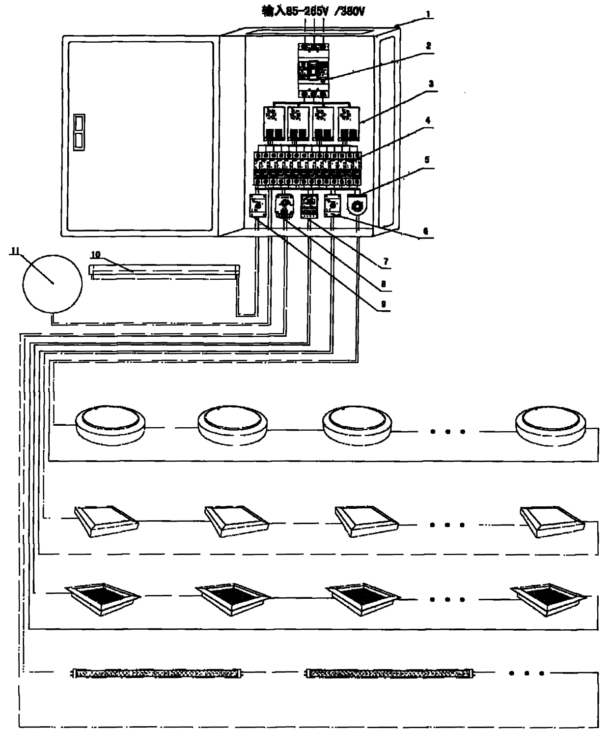 Light-emitting diode (LED) illumination integrated system