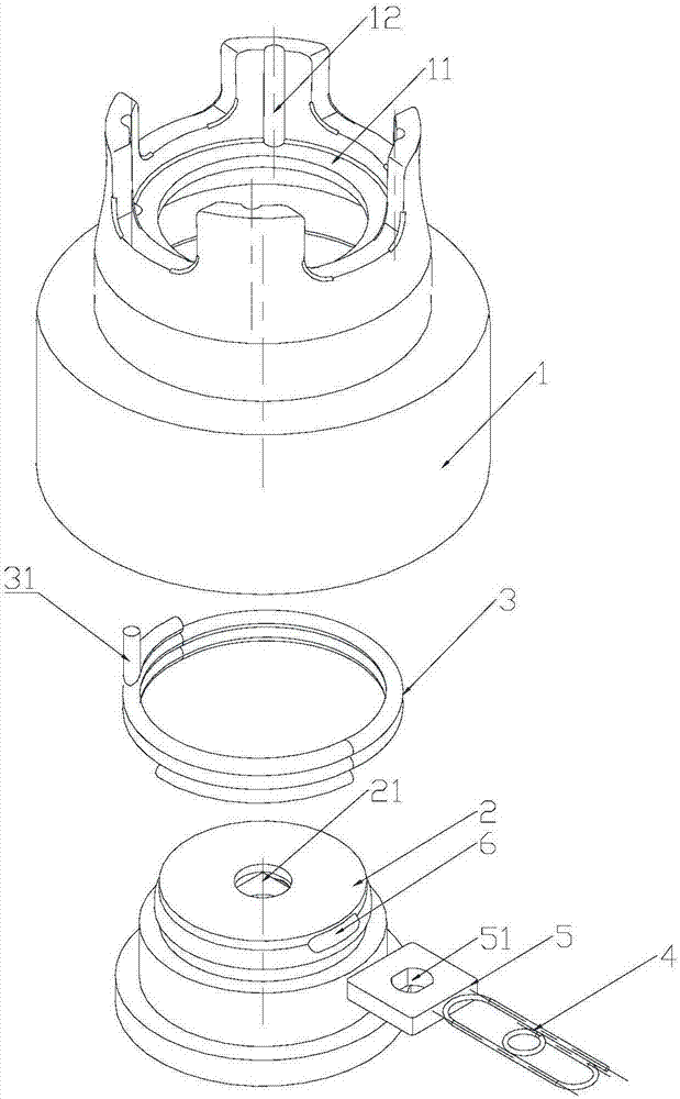 Force limit wrench used for assembling and disassembling work tips of ultrasonic tooth cleaning equipment