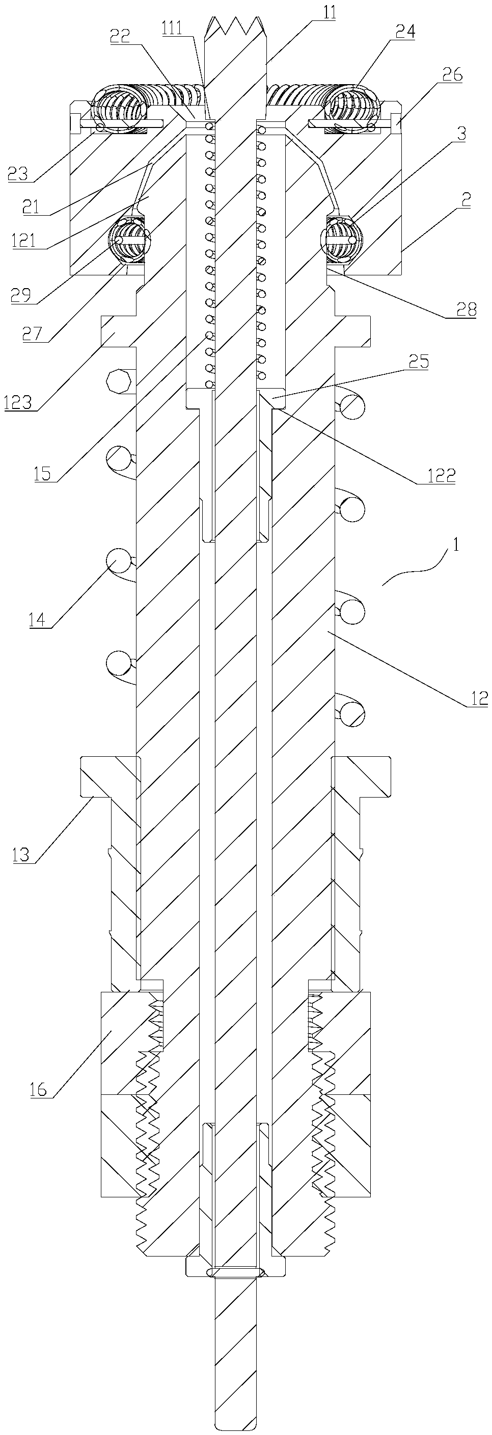 Large current plane contact conductive device