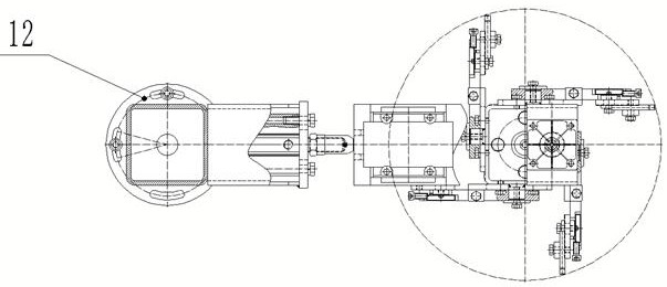 Rotary knife rest for cutting aerated concrete