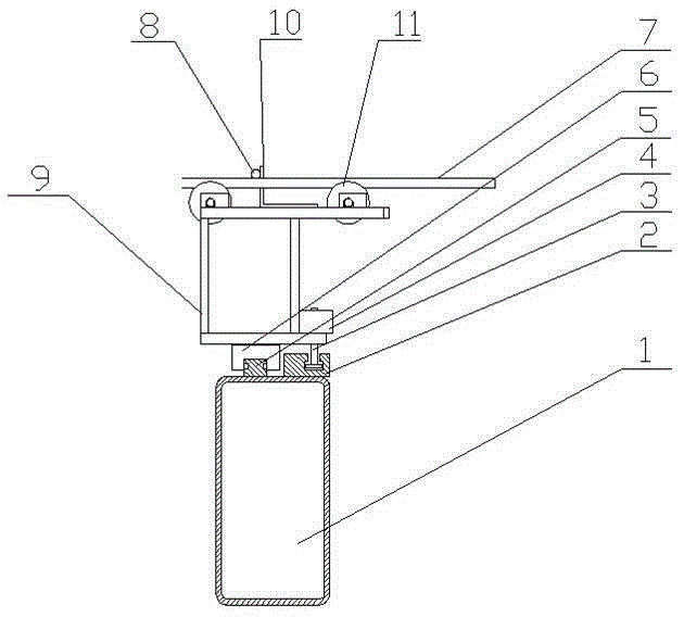 Guide mechanism for reinforcing bar mesh welding