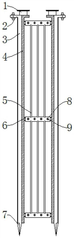 A prefabricated pressed-in underground diaphragm wall and its construction method