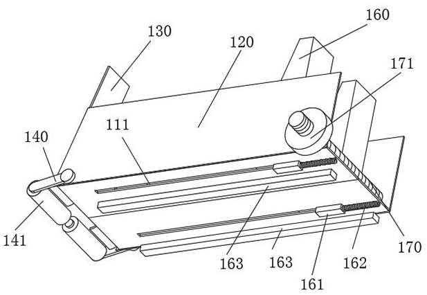 A sorting and binding device for financial management bills