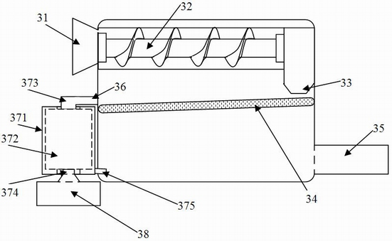 A landscape water circulation water conservancy device