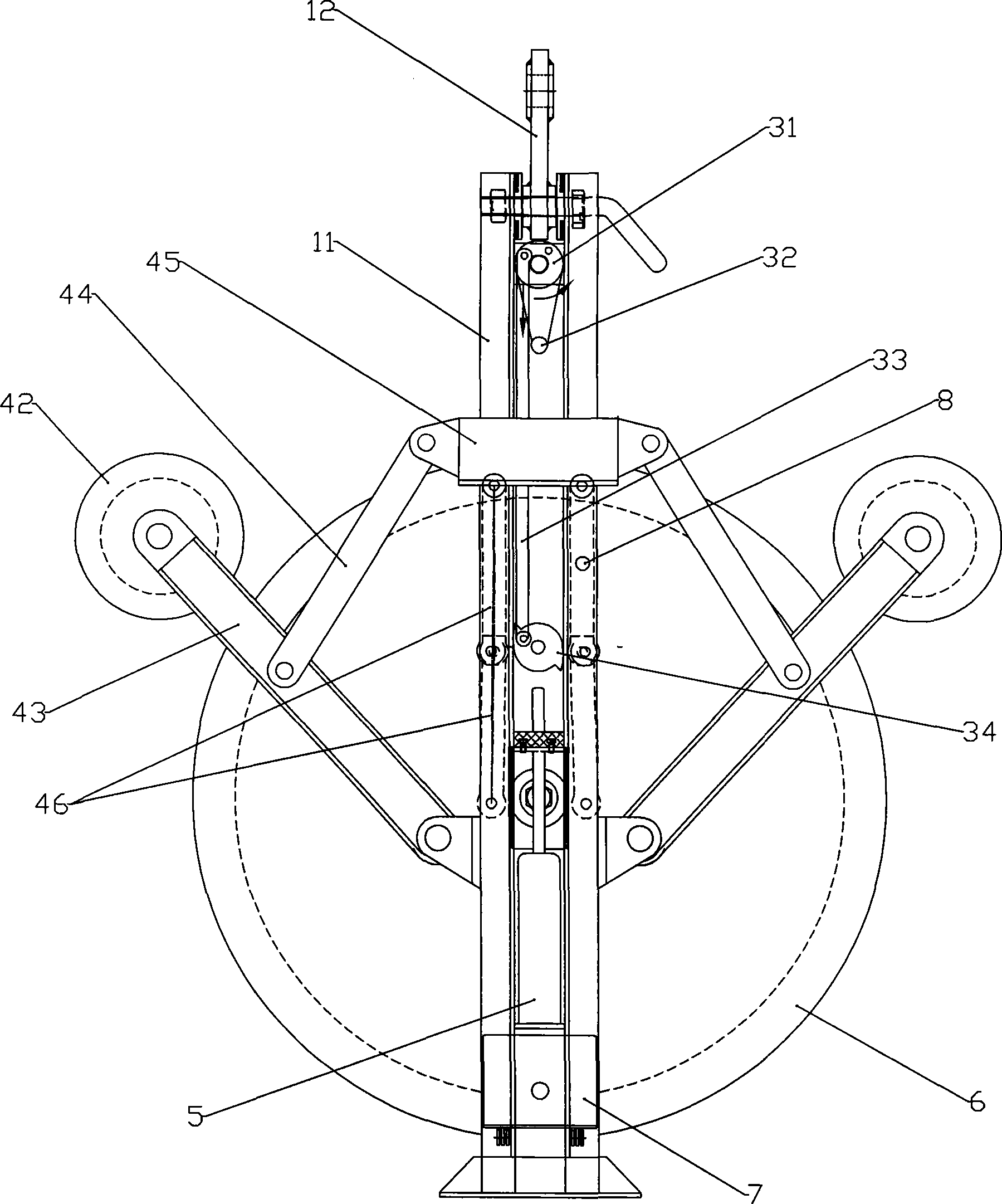 Method suitable for tension stringing of ultra-high voltage wire