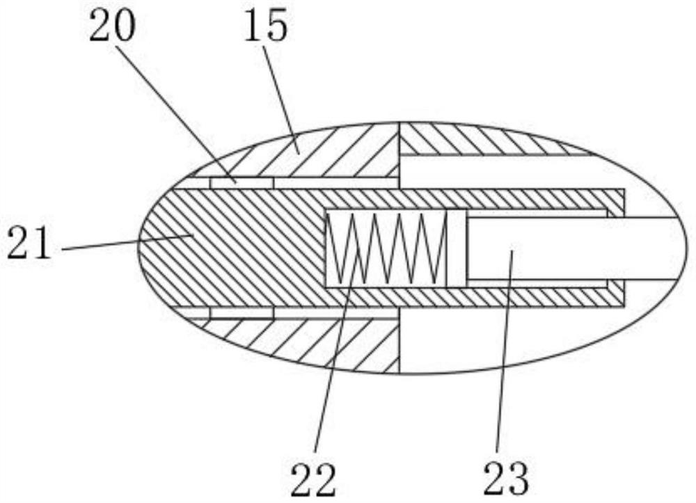 Novel agricultural machinery irrigation device