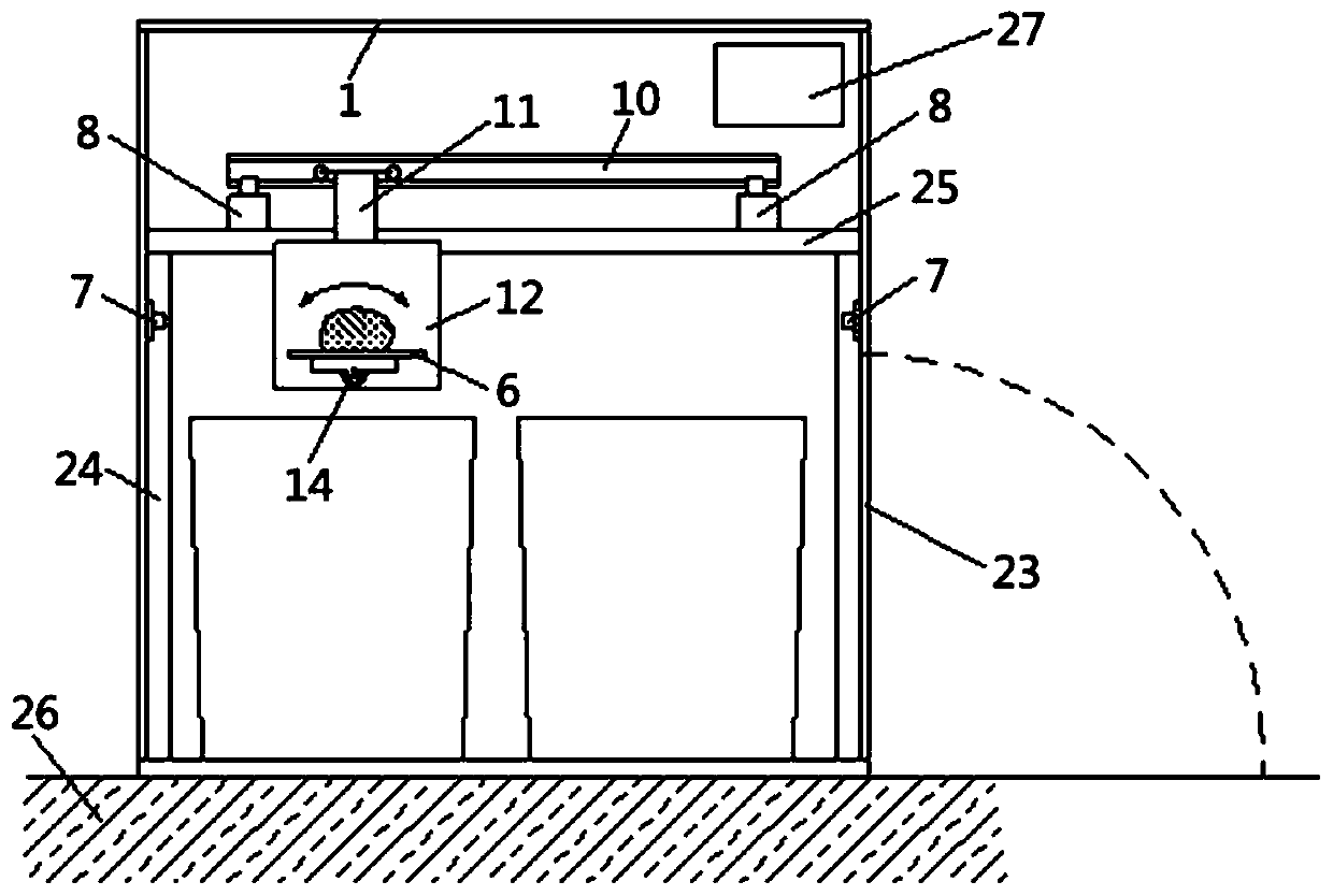 Intelligent monitoring and separate collection device and method for domestic garbage