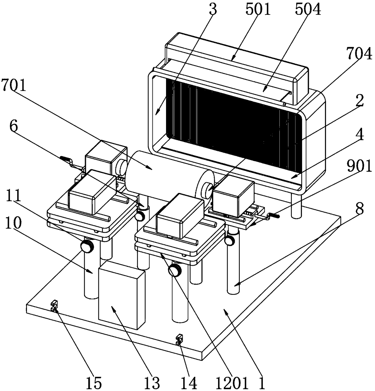 Device for measuring metal linear expansion coefficient based on pinhole imaging