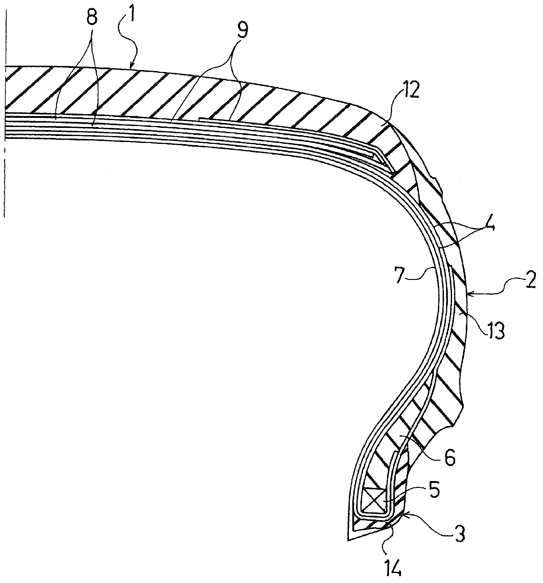 Rubber composition for tire treads
