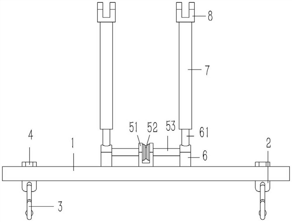 Suspension bracket on medical rehabilitation walking aid robot