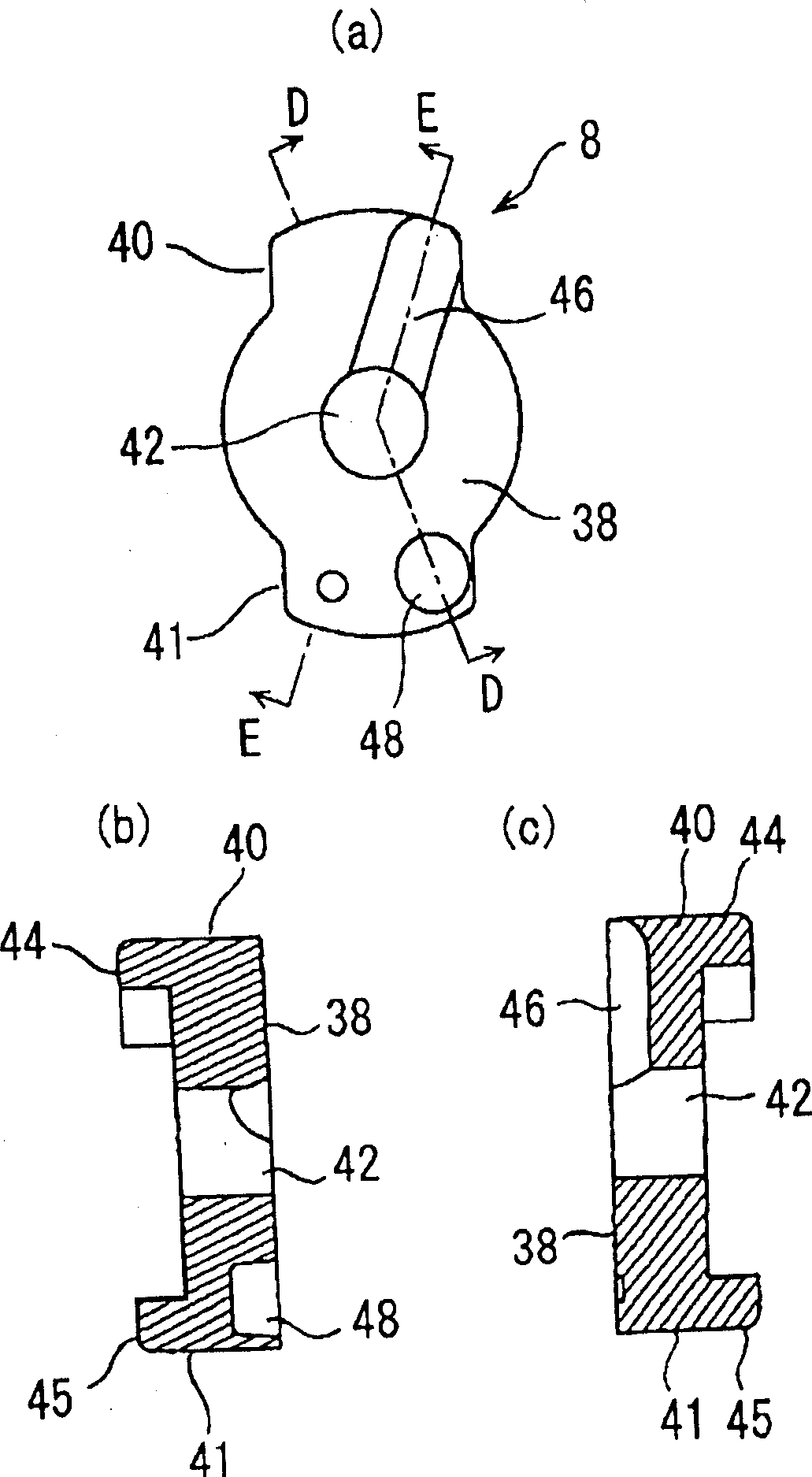 A hinge device and an electronic equipment using the device