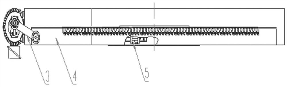 Filament dividing device for slit drawing device