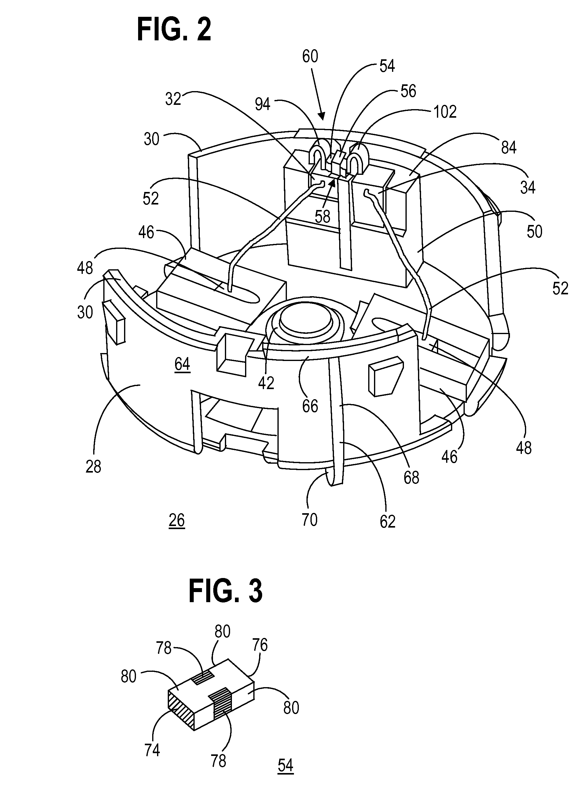 Motor assembly incorporating a securely positioned electromagnetic disturubance suppression device