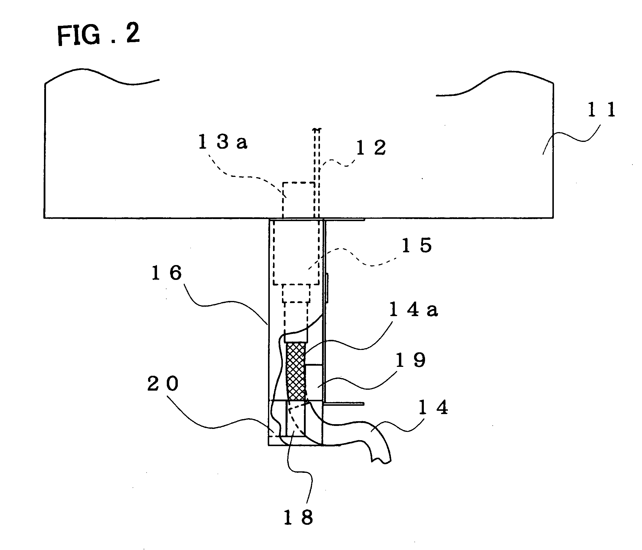 Noise suppressing structure for shielded cable