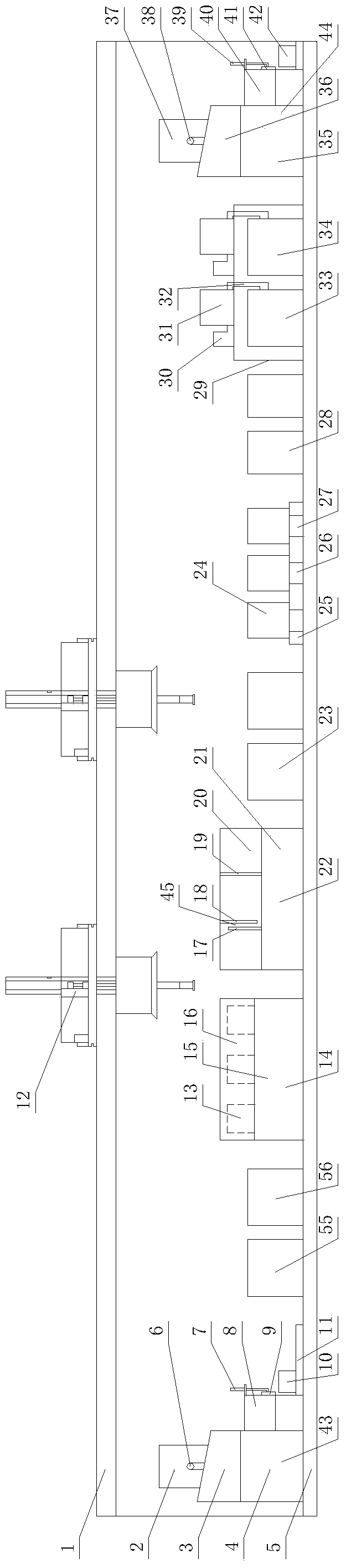 A fully automatic production line for screw oiling and its process