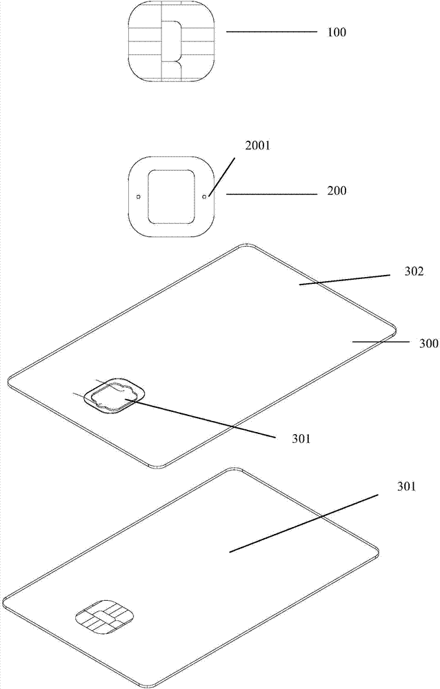 Dual-interface card production method and device