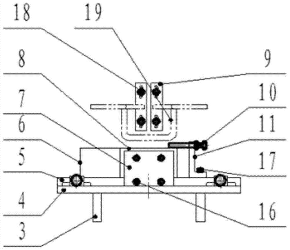 A high-frequency quenching fixture using marble as a positioning block