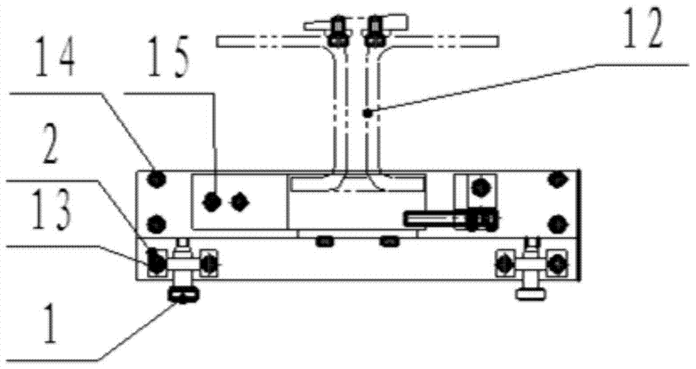 A high-frequency quenching fixture using marble as a positioning block