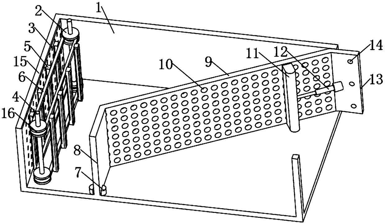 Thread spinner with cotton conveying air duct provided with baffle