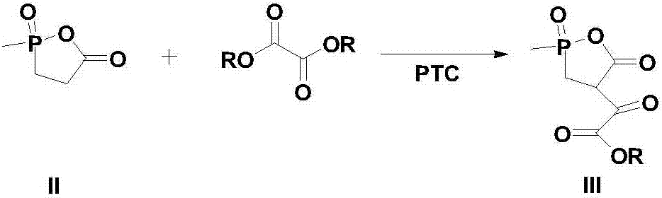 A kind of preparation method of glufosinate intermediate 4-(hydroxymethylphosphoryl)-2-carbonylbutanoic acid