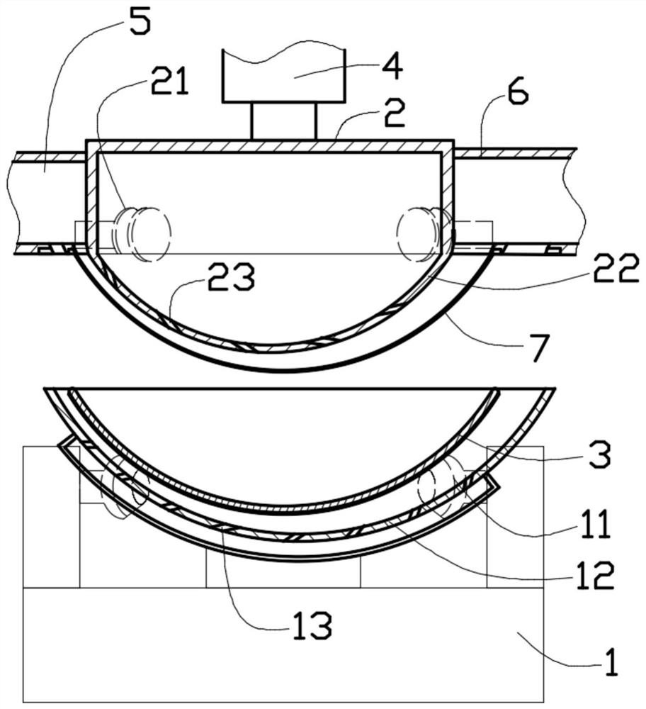 Fully automatic multi-angle pot surface grinding device